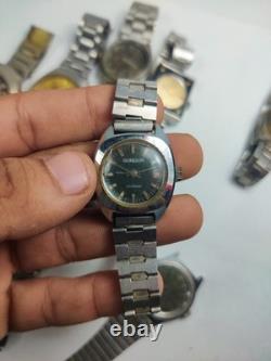 Lot of 11 Automatic Watches for Parts/Repair Mixed Brands Seiko, Romer, Omex