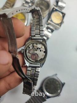 Lot of 11 Automatic Watches for Parts/Repair Mixed Brands Seiko, Romer, Omex