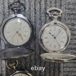 Lot of 11 Pocket Watches Broken Not Working For Parts Repair Vintage Style Junk