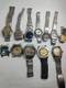 Lot of 12 Automatic Watches for Parts/Repair 6 Seiko Women's + Mixed Brands