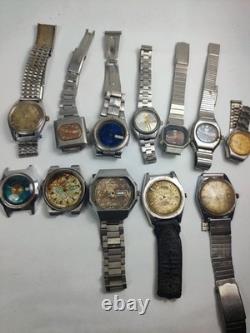 Lot of 12 Automatic Watches for Parts/Repair 6 Seiko Women's + Mixed Brands