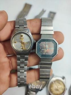Lot of 12 Automatic Watches for Parts/Repair 6 Seiko Women's + Mixed Brands