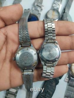 Lot of 12 Automatic Watches for Parts/Repair 6 Seiko Women's + Mixed Brands