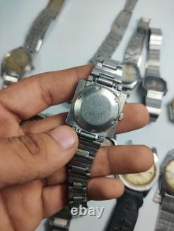 Lot of 12 Automatic Watches for Parts/Repair 6 Seiko Women's + Mixed Brands