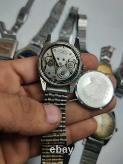 Lot of 12 Automatic Watches for Parts/Repair 6 Seiko Women's + Mixed Brands