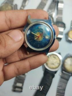 Lot of 12 Automatic Watches for Parts/Repair 6 Seiko Women's + Mixed Brands