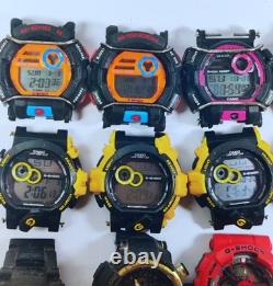Lot of 13 Casio G-Shock Watches All Working No Straps For Parts or Repair