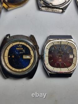 Lot of 14 Mixed Brand Watches for Parts/Repair-Seiko, Citizen & More VTG Scrap