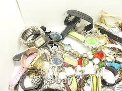 Lot of 16 lbs 150+ Men Women Watches Wear Parts Repair L#16