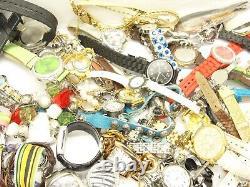 Lot of 16 lbs 150+ Men Women Watches Wear Parts Repair L#16