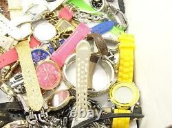 Lot of 16 lbs 150+ Men Women Watches Wear Parts Repair L#16