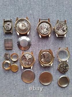 Lot of 16 watches vintage, Restoration or spare parts