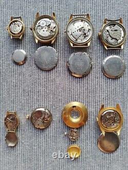 Lot of 16 watches vintage, Restoration or spare parts