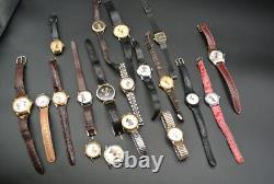 Lot of 19 Vintage Mickey Mouse And Disney Watches-Walt Disney For Parts/Repair