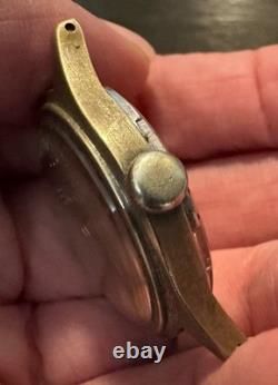 Lot of 2 Vintage Military Watches Kelbert & Elbee Not Working Parts