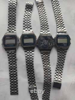 Lot of 20 Quartz Watches Casio Digital Citizen Timex Seiko For Parts/Repair