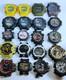 Lot of 20 Rugged Tactical Watches, 11 Working, Analog-Digital For Parts/Repair
