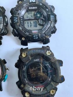 Lot of 20 Rugged Tactical Watches, 11 Working, Analog-Digital For Parts/Repair