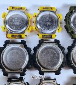 Lot of 20 Rugged Tactical Watches, 11 Working, Analog-Digital For Parts/Repair