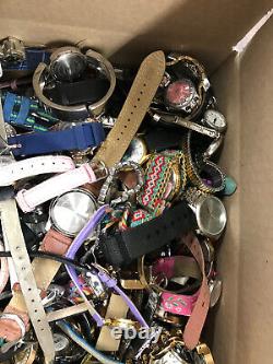 Lot of 20 pounds of watches for parts wear repair etc lot b