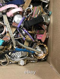 Lot of 20 pounds of watches for parts wear repair etc lot b