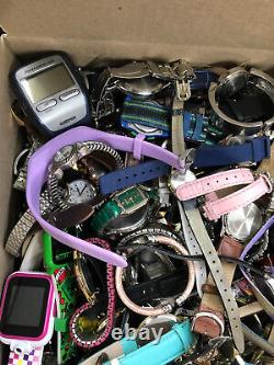 Lot of 20 pounds of watches for parts wear repair etc lot b