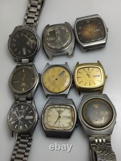 Lot of 24 Seiko, Orient, Richo Omex mix Automatic Vintage Mens Watches For Parts