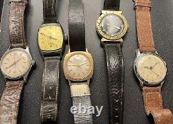 Lot of 27 Watches Parts Repair Steampunk As Is No Returns