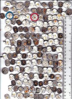 Lot of 320 WOMEN WATCHES Vintage Movements Steampunk Art or for parts
