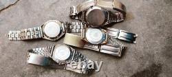 Lot of 4 VTG Automatic Watches Seiko Citizen Orient Working West End for parts