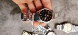 Lot of 4 VTG Automatic Watches Seiko Citizen Orient Working West End for parts