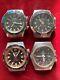 Lot of 4 X Vintage Sicura Watches Repair Gold Parts