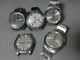 Lot of 5 Japan mechanical watches for parts Seiko Citizen Orient in 1960-70's