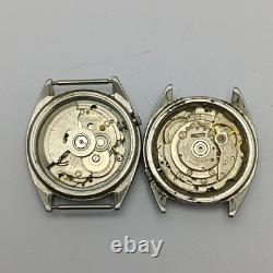 Lot of 5 Seiko Automatic Vintage Men's Watches For Parts or Repair