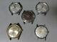 Lot of 5 Vintage 1950-1960's mechanical wrist watch Seiko, Citizen for parts