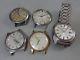 Lot of 5 Vintage SEIKO, CITIZEN mechanical watches for parts, for repair 4