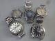Lot of 5 Vintage SEIKO, ORIENT mechanical watches for parts 1