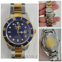 Lot of 5 Watches Invicta Pro Diver Cordoba Seiko Bar Bulova Caravelle FOR PARTS