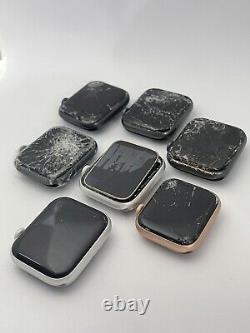 Lot of (7) Apple Watch Series 5 4 SE 44MM 40MM PART / REPAIR FMI OFF