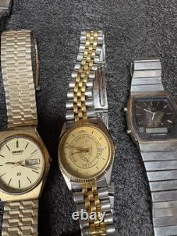 Lot of 7 Vintage SEIKO Japan Untested For Parts