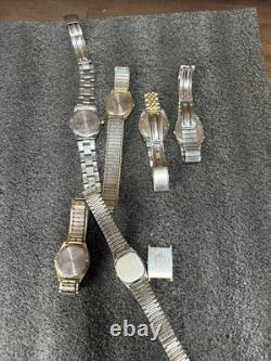Lot of 7 Vintage SEIKO Japan Untested For Parts