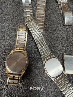 Lot of 7 Vintage SEIKO Japan Untested For Parts