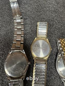 Lot of 7 Vintage SEIKO Japan Untested For Parts