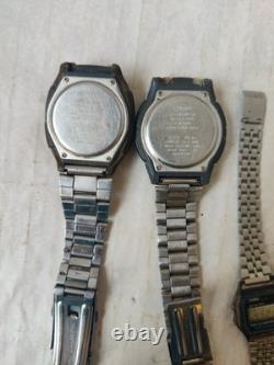 Lot of 8 Casio Watches 1 Solar Working, 3 Digit On, 4 Dead For Parts/Repair