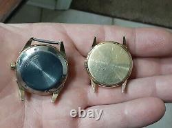 Lot of 8 vintage watches! Tissot Elgin Hamilton Rado seiko Bruen parts or repair