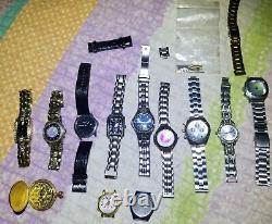 Lot of Misc Watches/Parts Only/Citizens-Harley Davidson-Fossil