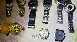 Lot of Misc Watches/Parts Only/Citizens-Harley Davidson-Fossil