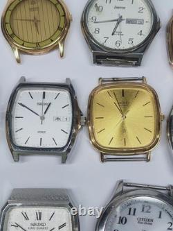 Lot of Vintage Watches Seiko Citizen King Q Type II (For Parts & Repairs) @3