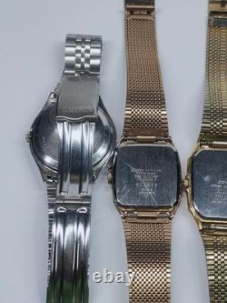 Lot of Vintage Watches Seiko Citizen King Q Type II (For Parts & Repairs) @3