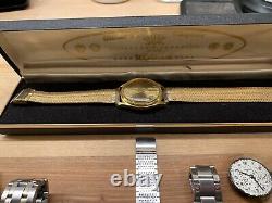 Lot of vintage watches and watch parts. ELGIN-Seiko And More